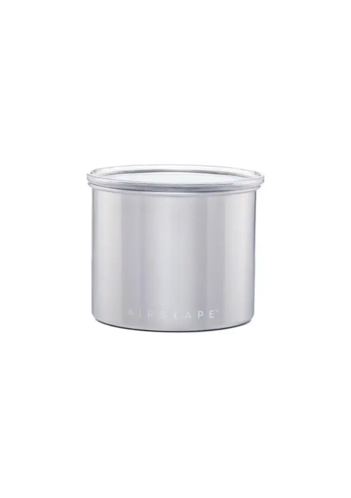 Airscape Kaffeedose (250g, silber gebürstet)
