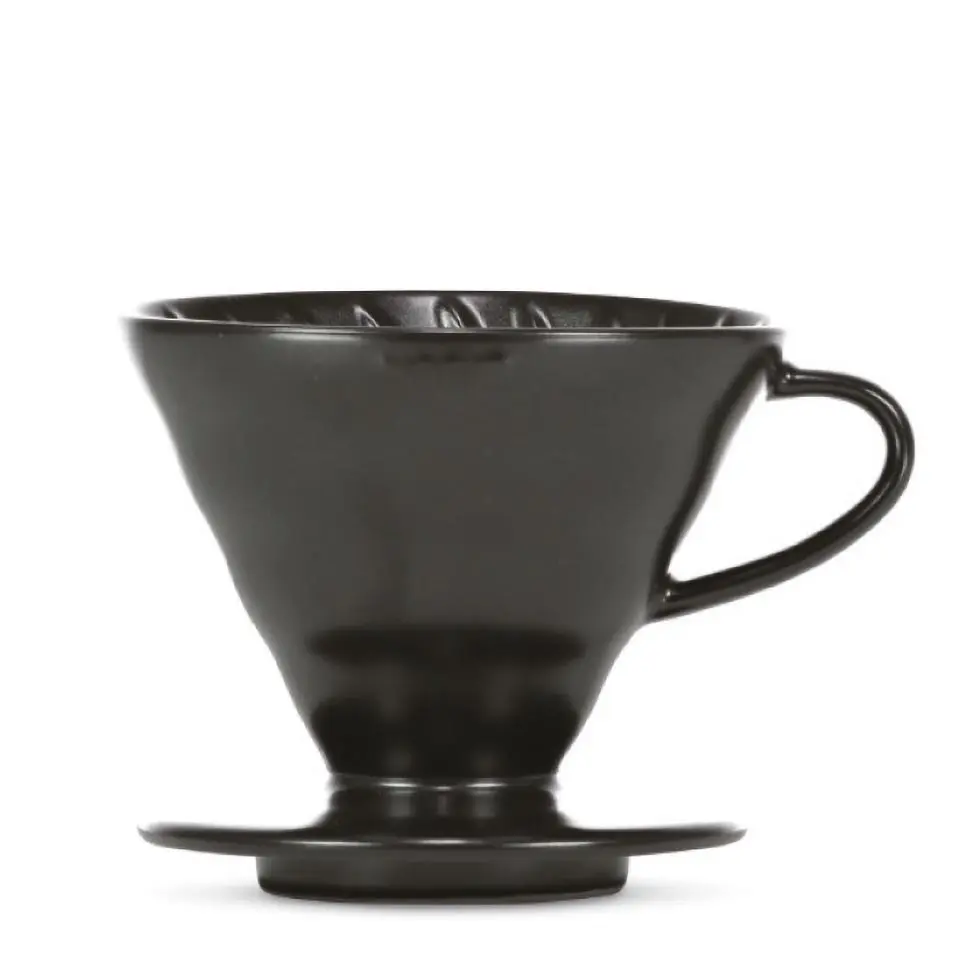 Hario Porzellanfilter  V60 02 (schwarz matt)